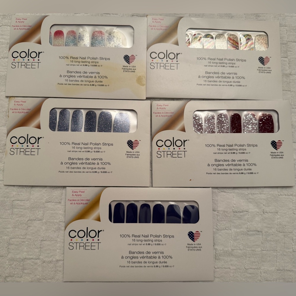 Color Street 100% Real Nail Polish Strips Set, BRAND NEW